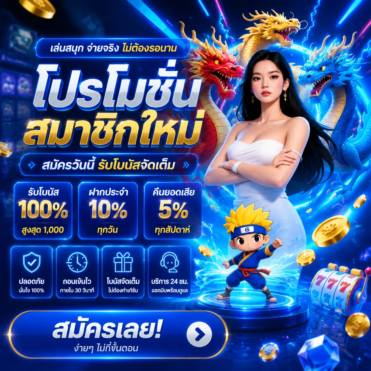 ทดลองเล่นสล็อต PG Slot ฟรีบน KAZA999